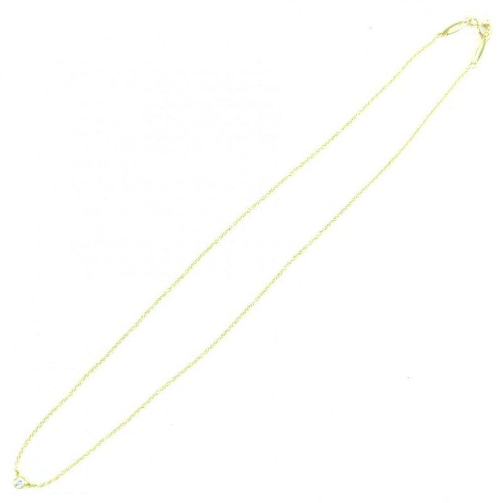 Tiffany & Co. Elsa Peretti By The Yard Necklace 18K YG Diamond 0.05ct - Picture 5 of 9